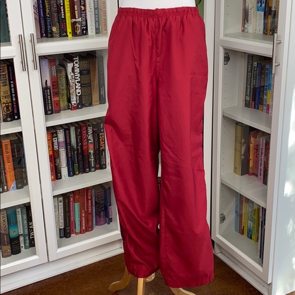 Old Navy Pants - Old Navy Red Warm Up Pants